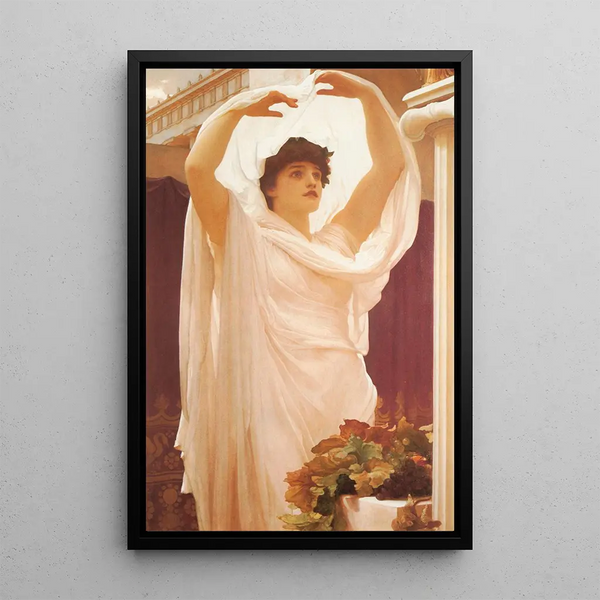 Invocation - Frederic Leighton — framed artwork on a wall