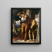 The Sign of Jonathan to David - Frederic Leighton — framed artwork on a wall