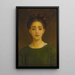 Leandra - Frederic Leighton — framed artwork on a wall