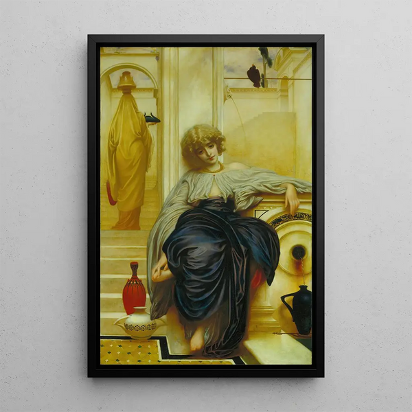 Lieder ohne Worte - Frederic Leighton — framed artwork on a wall