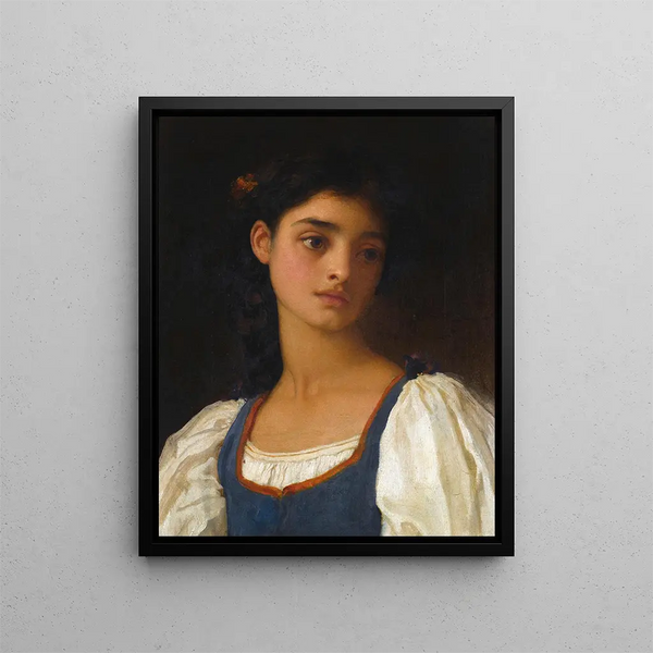 Nicandra Painting - Frederic Leighton — framed artwork on a wall
