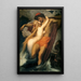 The Fisherman and the Mermaid - Frederic Leighton — framed artwork on a wall