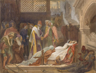 La Réconciliation des Montaigu et des Capulet - Frederic Leighton — artwork view