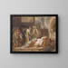 La Réconciliation des Montaigu et des Capulet - Frederic Leighton — framed artwork on a wall