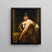 Between Hope and Fear - Frederic Leighton — framed artwork on a wall
