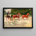 a tandem hitch - Frederic Whiting — framed artwork on a wall