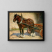 A Typical Clydesdale - Frederic Whiting — framed artwork on a wall