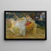 a Greek Lady - Frederick Arthur Bridgman — framed artwork on a wall