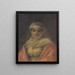A Turkish beauty - Frederick Arthur Bridgman — framed artwork on a wall