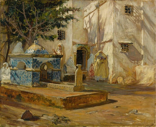 Algiers, the port - Frederick Arthur Bridgman — artwork view
