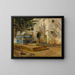 Algiers, the port - Frederick Arthur Bridgman — framed artwork on a wall