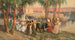 Egyptian procession - Frederick Arthur Bridgman — artwork view