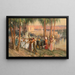 Egyptian procession - Frederick Arthur Bridgman — framed artwork on a wall