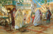 Après la fête Port d'Alger - Frederick Arthur Bridgman — artwork view