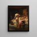 After the Bath - Frederick Arthur Bridgman — framed artwork on a wall