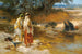 At the water's edge - Frederick Arthur Bridgman — artwork view