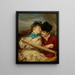 what the young women are talking about - Frederick Arthur Bridgman — framed artwork on a wall