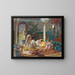 in the Harem - Frederick Arthur Bridgman — framed artwork on a wall