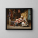 In the Tunisian souk - Frederick Arthur Bridgman — framed artwork on a wall