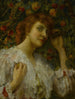Dame aux pêches - Frederick Arthur Bridgman — artwork view