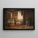 Moorish Interior Painting - Frederick Arthur Bridgman — framed artwork on a wall