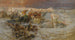 Pharaoh and His Army Drowned in the Red Sea - Frederick Arthur Bridgman — artwork view