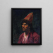 Portrait of a Man - Frederick Arthur Bridgman — framed artwork on a wall