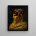 Portrait of a Woman - Frederick Arthur Bridgman — framed artwork on a wall
