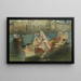 Return of the Festival, Algiers - Frederick Arthur Bridgman — framed artwork on a wall