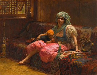 Moments tendres - Frederick Arthur Bridgman — artwork view