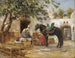 The Barber - Frederick Arthur Bridgman — artwork view