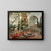 The Weaver - Frederick Arthur Bridgman — framed artwork on a wall