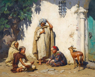 The Young Scribe - Frederick Arthur Bridgman — artwork view