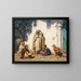 The Young Scribe - Frederick Arthur Bridgman — framed artwork on a wall