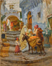 The Orange Seller - Frederick Arthur Bridgman — artwork view