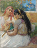 Two Young Algerians - Frederick Arthur Bridgman — artwork view