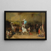 a provincial circus The American circus in France - Frederick Arthur Bridgman — framed artwork on a wall