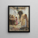 Women at the Fountain - Frederick Arthur Bridgman — framed artwork on a wall