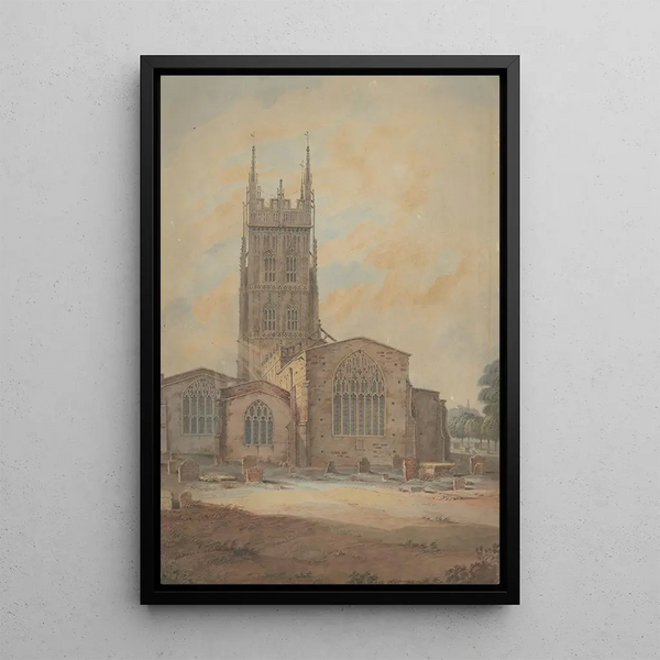 Church of Sainte-Marie, Taunton, Somerset - Frederick Calvert — framed artwork on a wall