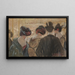 Bal Bullier, Paris - Frederick Carl Frieseke — framed artwork on a wall
