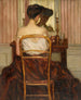 in front of the mirror - Frederick Carl Frieseke — artwork view