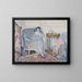In the Boudoir - Frederick Carl Frieseke — framed artwork on a wall