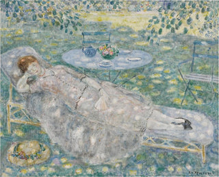 Sun Stains Painting - Frederick Carl Frieseke — artwork view