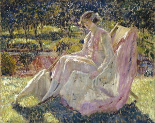 Sunbed - Frederick Carl Frieseke — artwork view