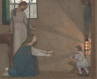 Study for The Lost Child - Frederick Cayley Robinson — artwork view