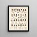 Insects Beetles Pl 158 - Frederick Du Cane Godman — framed artwork on a wall