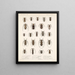 Insectes Coléoptères Pl 214 - Frederick Du Cane Godman — framed artwork on a wall