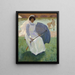 Femme à l'ombrelle verte - Frederick F. Fursman — framed artwork on a wall