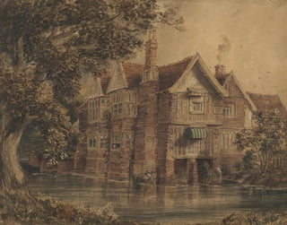 Old Farnham Hall, Suffolk - Frederick George Reynolds — artwork view