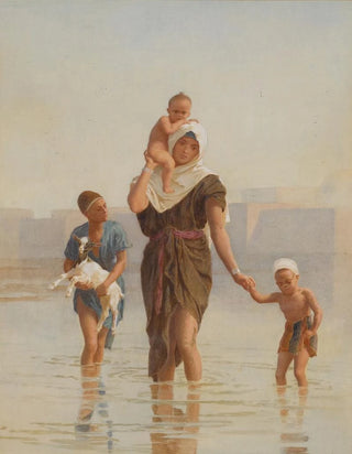 Frederick Goodall - Leaving the Village.webp